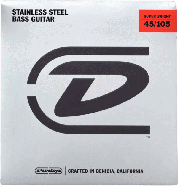 Dunlop Super Brights Stainless Steel 4 String (45-105)