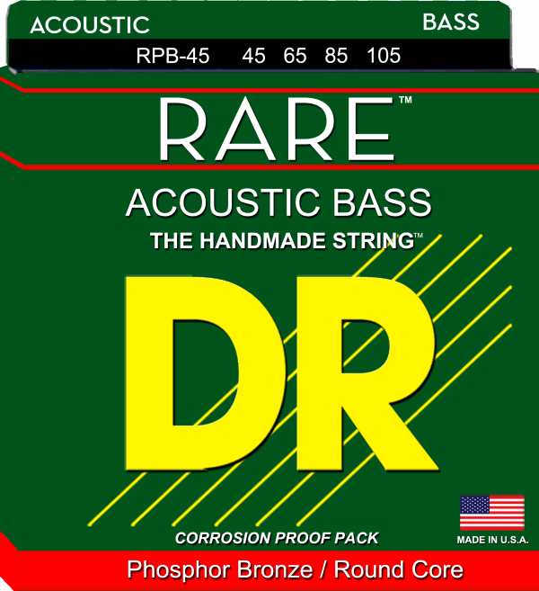 DR Strings Rare Acoustic Bass 4 String (45-105)