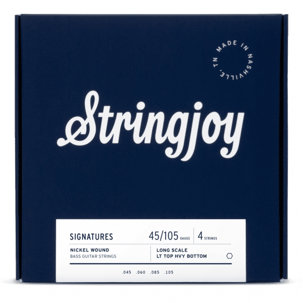Stringjoy Light Top / Heavy Bottom Gauge (45-105) 4 String Long Scale Nickel Wound