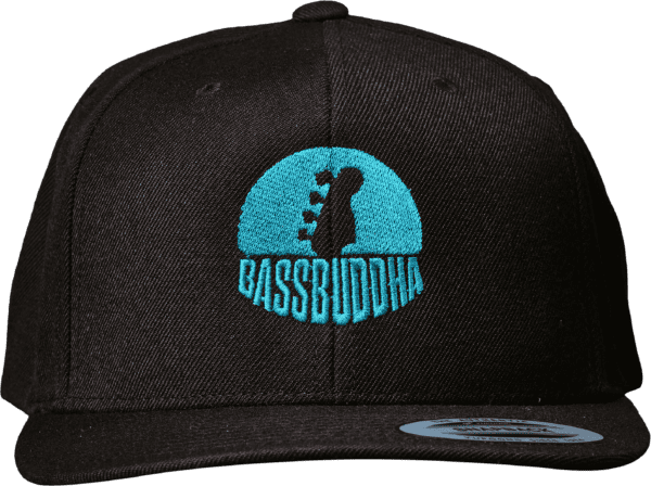 Bass Buddha Snapback Black Cap